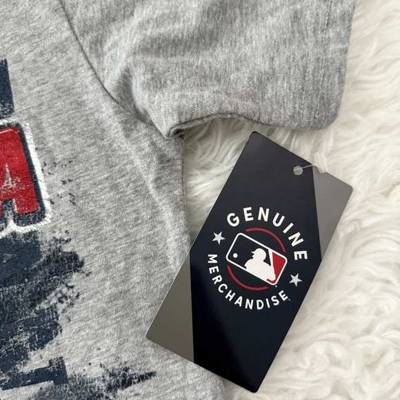 Team Athletics Atlanta Braves Baseball Boys Tee. Size Medium. New. - Picture 6 of 6